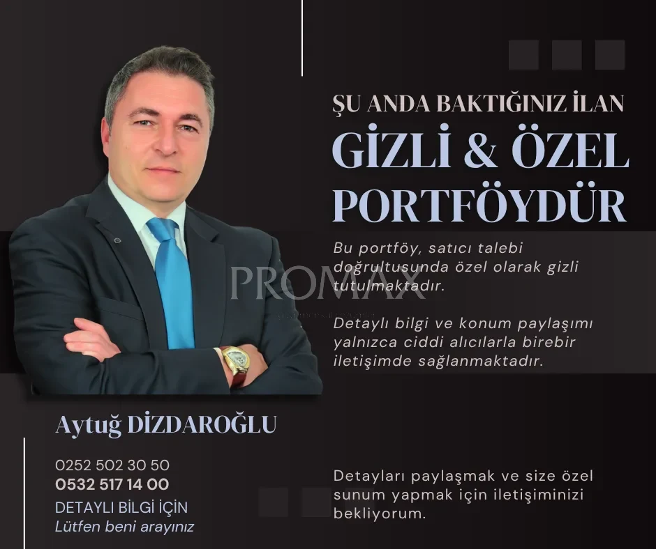 TOPLU VİLLA İNŞAASI İÇİN İMARLI ARSA