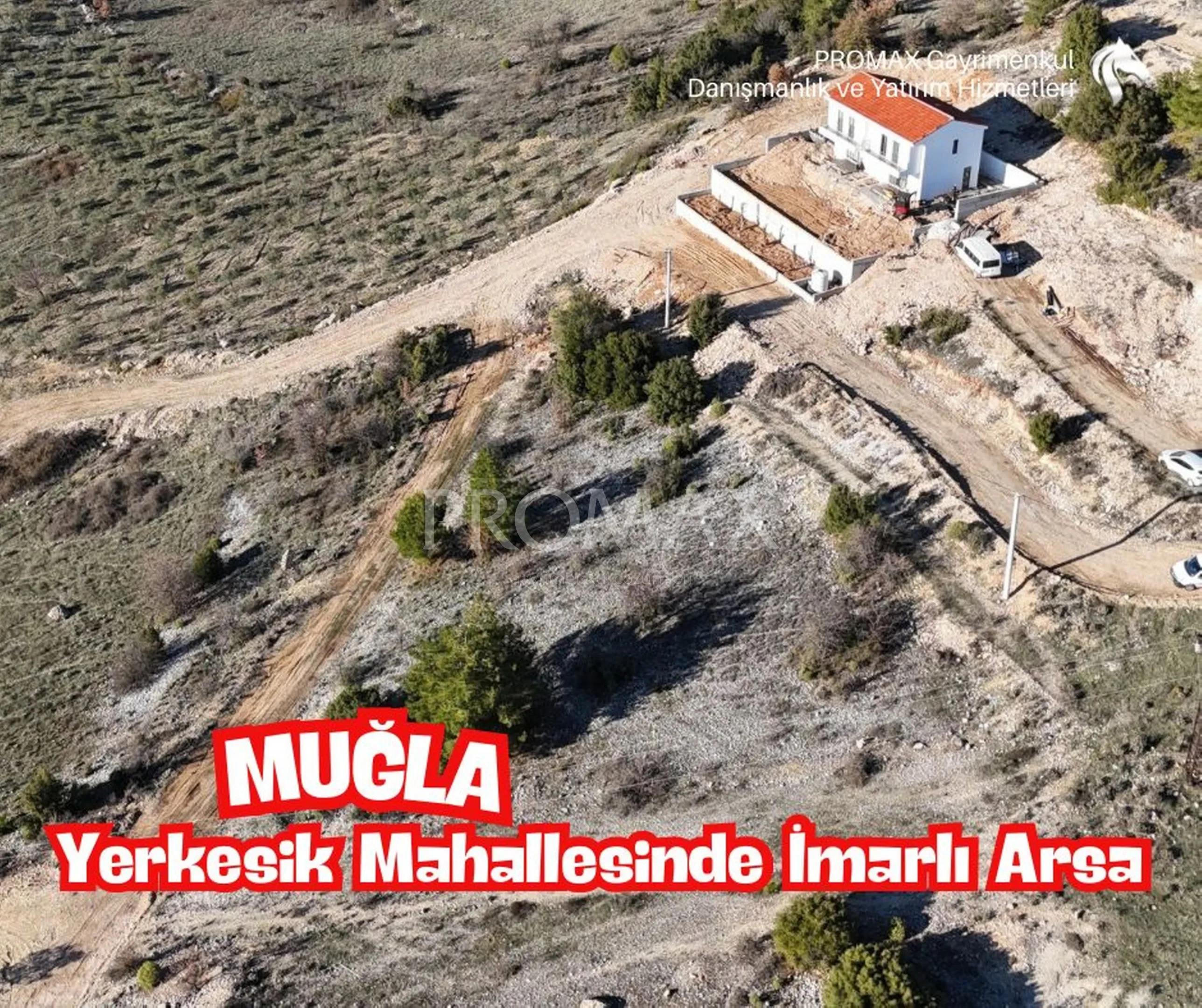 EŞSİZ DOĞA MANZARALI  630 m2 İMARLI ARSA YERKESİK'DE SİZİ BEKLİYOR